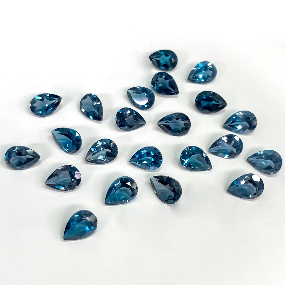 Jewelry Making London - 20pcs Real Natural Stone Pear 3x5mm-5x7mm