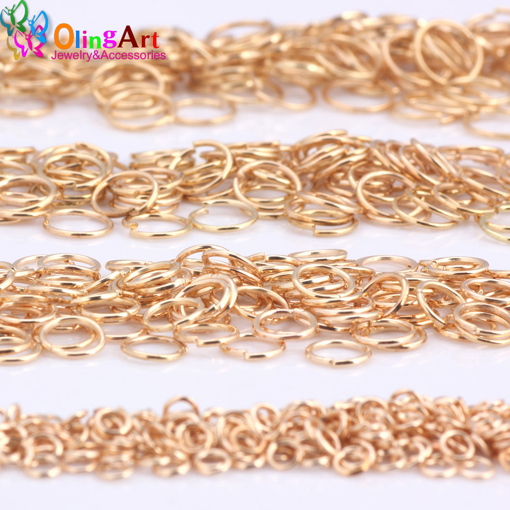 Jump Ring Assorted - OlingArt KC Gold Plating Jump Ring