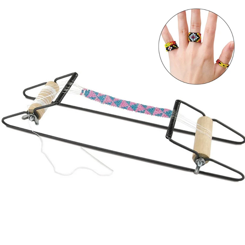 Jewelry Making Machine - Wood Weaving Beading Loom for Jewelry