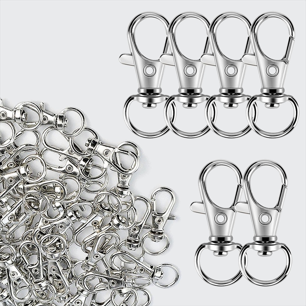 25-200Pcs Metal Swivel Snap Ho - Jewelry Making Hoops recension och pris