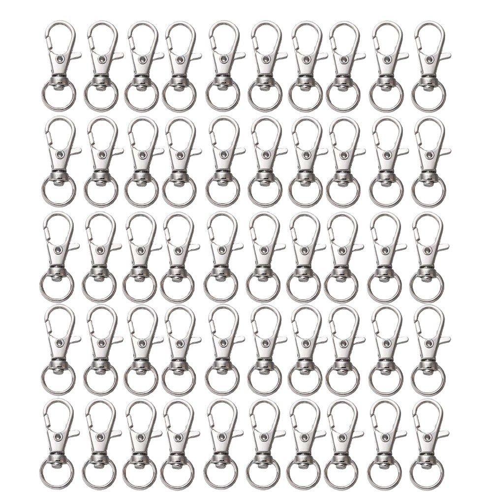 25-200Pcs Metal Swivel Snap Ho - Jewelry Making Hoops recension och pris