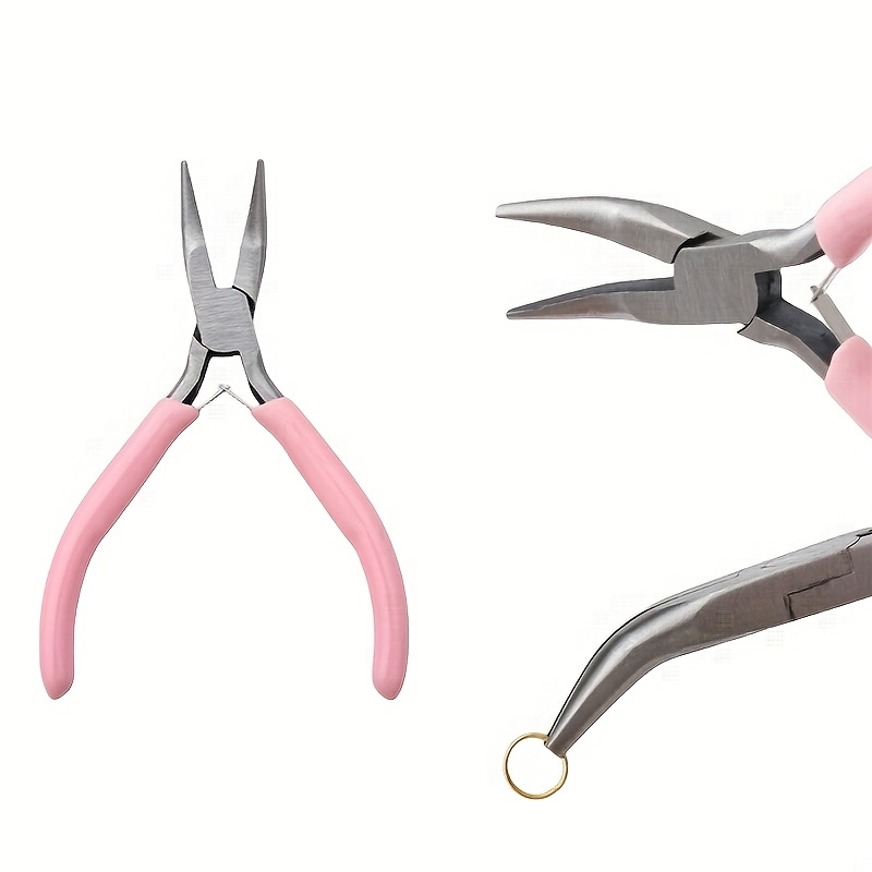 2pcs Curved Mouth Pliers Pink/ - Jewelry Plier Set recension och pris