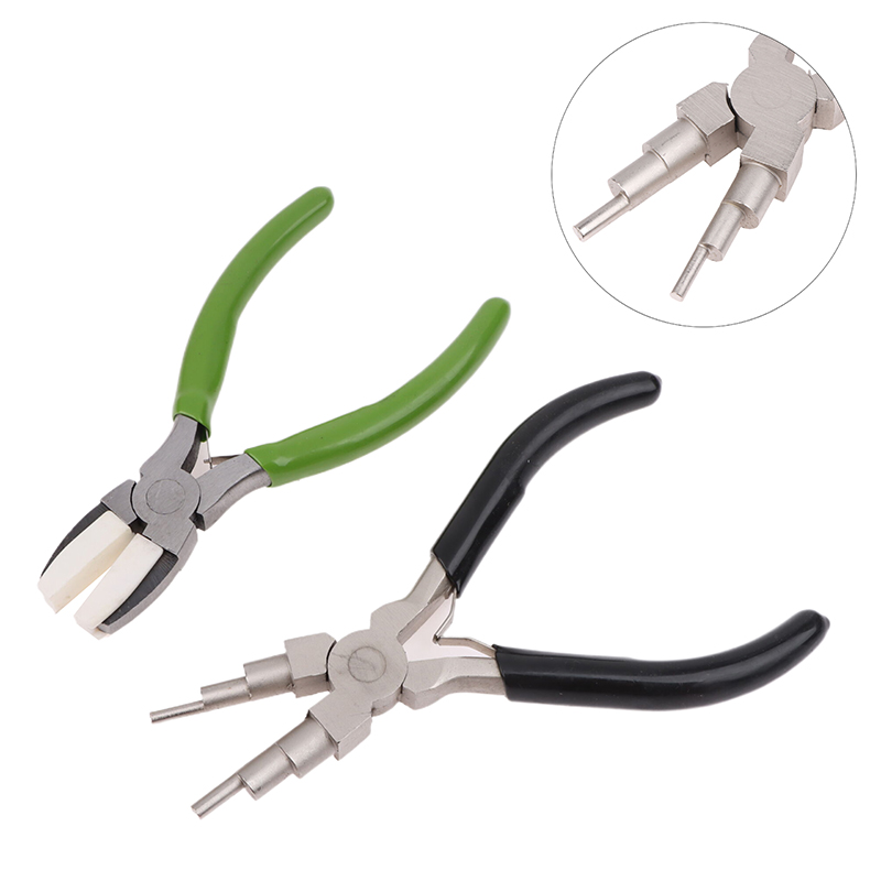 Green Flat Nose Pliers Black 6 - Jewelry Making Loop Pliers recension och pris