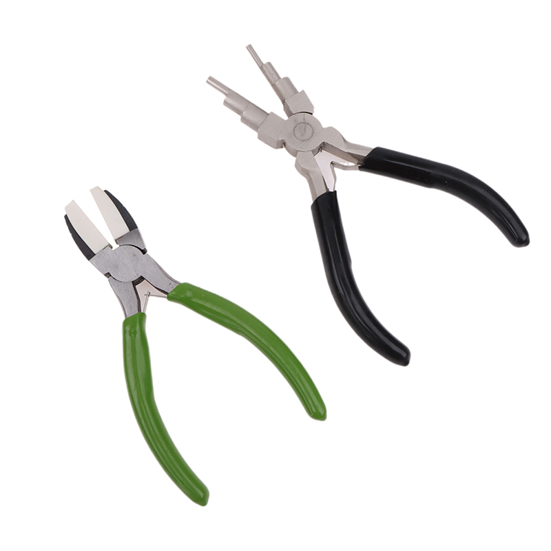 Green Flat Nose Pliers Black 6 - Jewelry Making Loop Pliers recension och pris