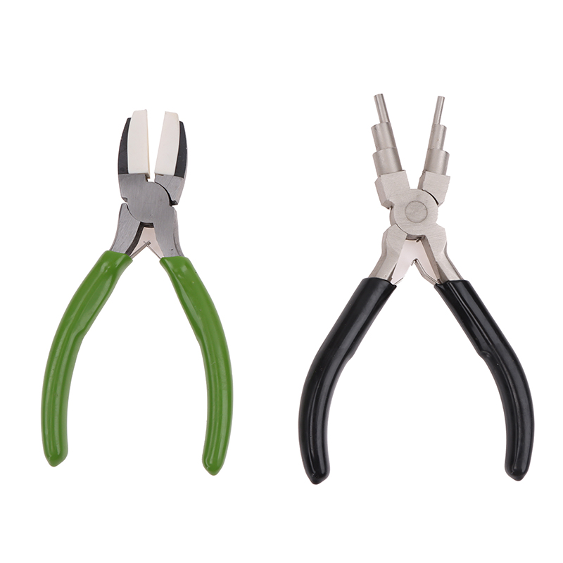 Green Flat Nose Pliers Black 6 - Jewelry Making Loop Pliers recension och pris
