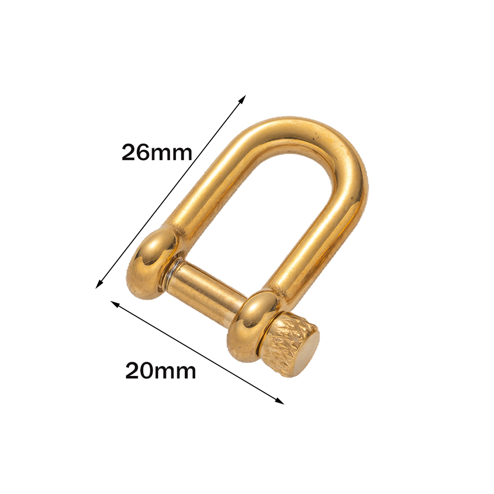 1pcs 304 Stainless Steel D-Rin - Jewelry Making Hoops recension och pris