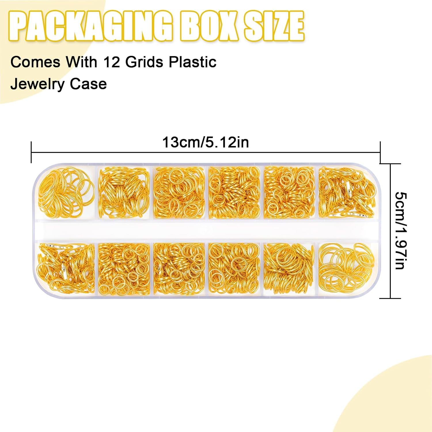 Phinus 1200P Gold Jump Rings K - Jump Ring Assorted recension och pris