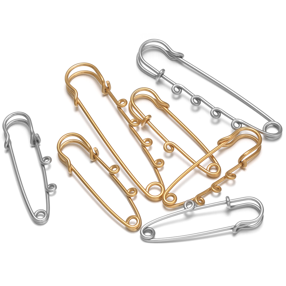 5Pcs Large Safety Pins Stainle - Jewelry Making Hoops recension och pris