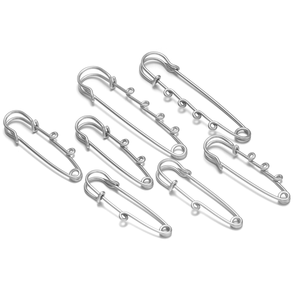 5Pcs Large Safety Pins Stainle - Jewelry Making Hoops recension och pris
