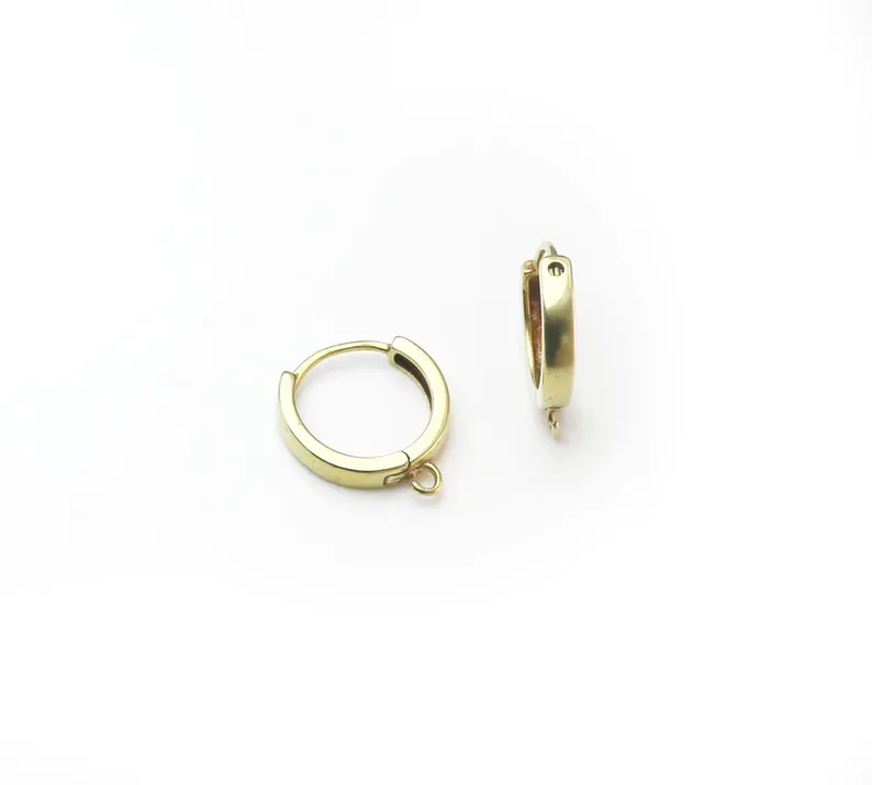 10pcs Brass Ear Hoops, Leverba - Jewelry Making Hoops recension och pris