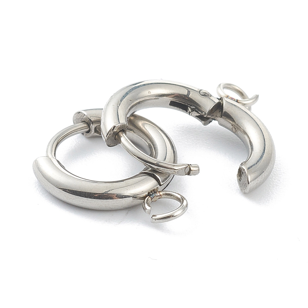 10pcs 201 Stainless Steel Hugg - Jewelry Making Hoops recension och pris