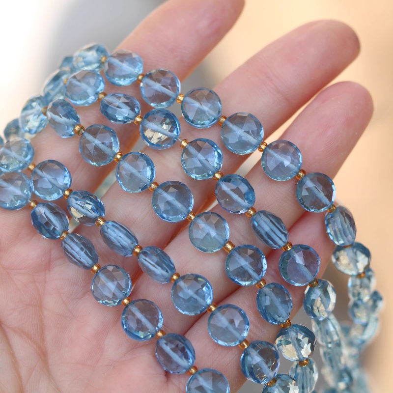 5pieces loose beads London blu - Jewelry Making London recension och pris
