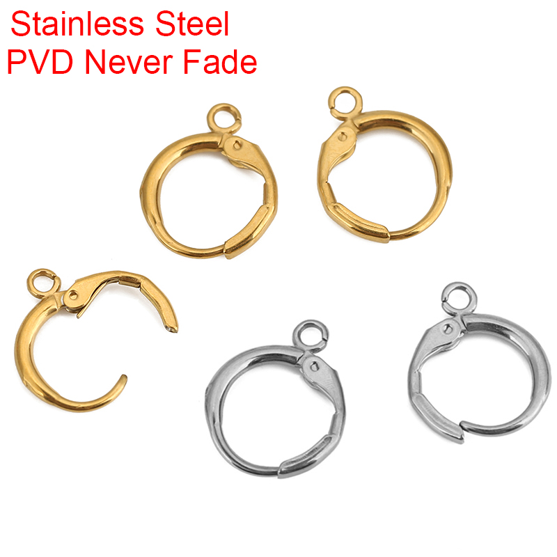 10pcs PVD Never Fade Stainless - Jewelry Making Earrings recension och pris