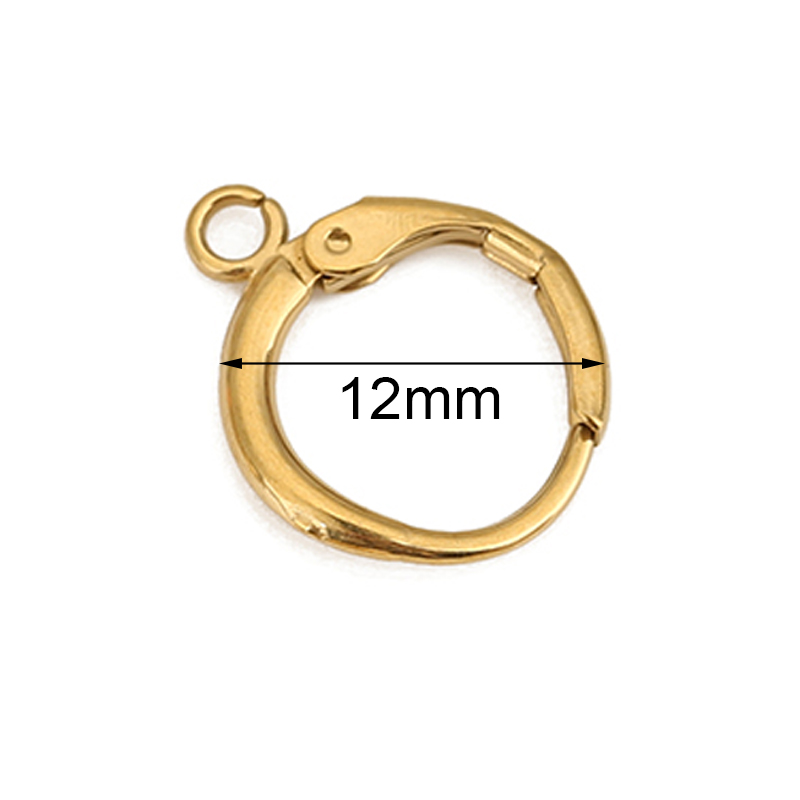 10pcs PVD Never Fade Stainless - Jewelry Making Earrings recension och pris