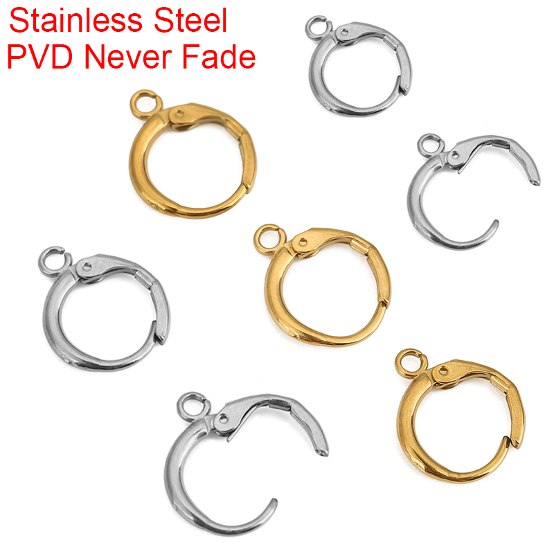 10pcs PVD Never Fade Stainless - Jewelry Making Earrings recension och pris