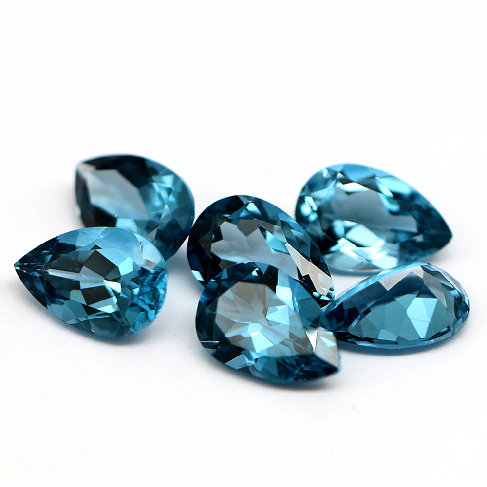 20pcs Real Natural Stone Pear  - Jewelry Making London recension och pris