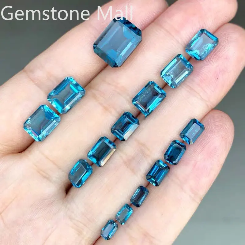 Emerald Cut Natural Topaz 4mm* - Jewelry Making London recension och pris