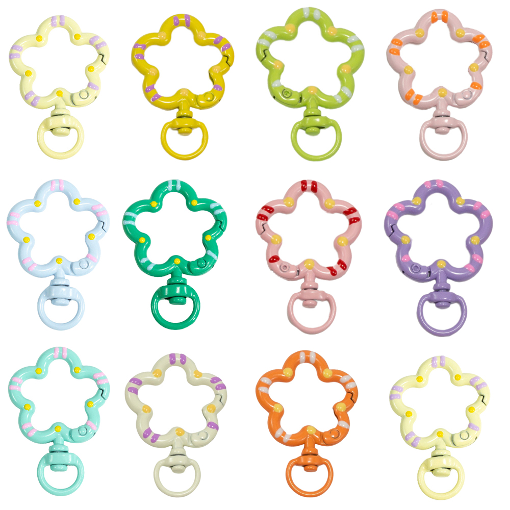 5pcs Flower Metal Lobster Claw - Jewelry Making Hoops recension och pris