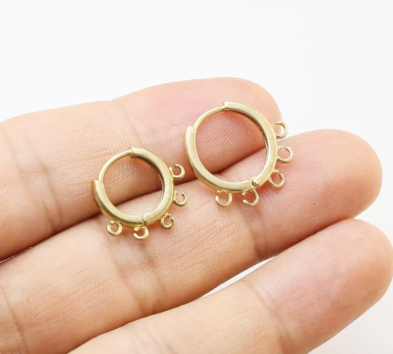 10pcs Brass Ear Hoops, Leverba - Jewelry Making Hoops recension och pris