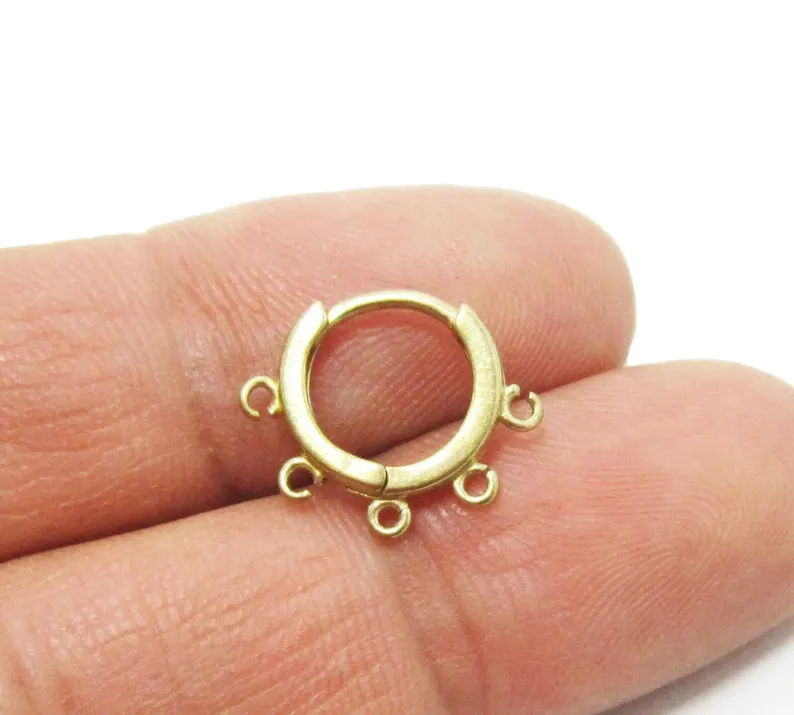 10pcs Brass Ear Hoops, Leverba - Jewelry Making Hoops recension och pris