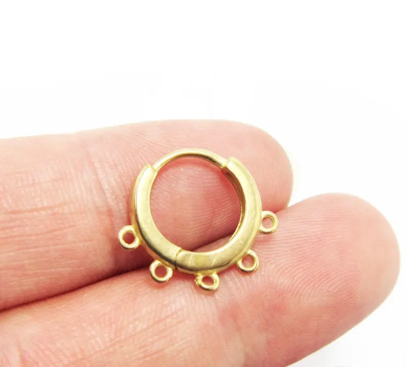 10pcs Brass Ear Hoops, Leverba - Jewelry Making Hoops recension och pris