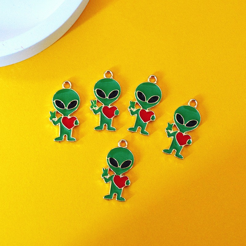 10pcs Simple Alien Alloy Drip  - Jewelry Making Earrings recension och pris
