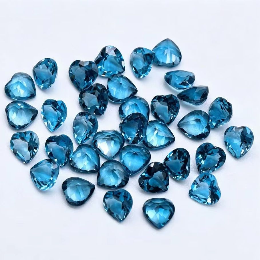 Natural Heart Cut London Blue  - Jewelry Making London recension och pris