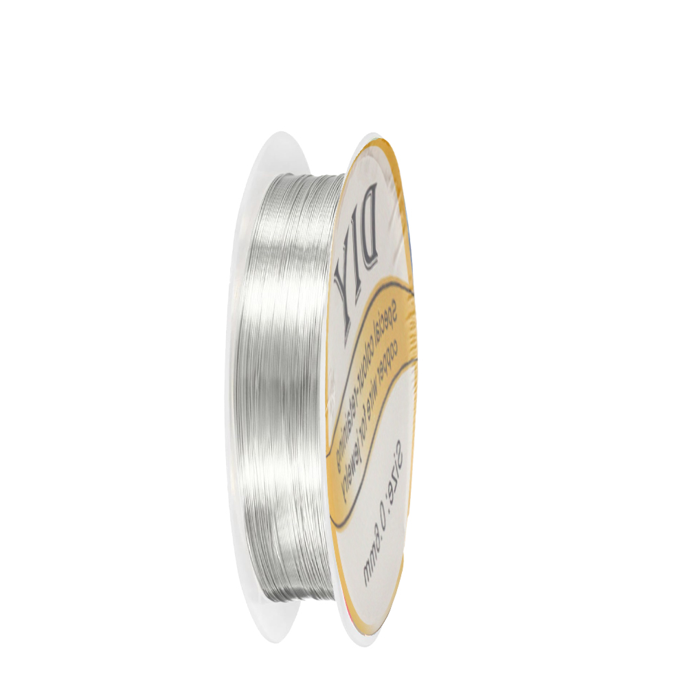 1Roll Silver Copper Wire 0.3/0 - Jewelry Making With Copper Wire recension och pris