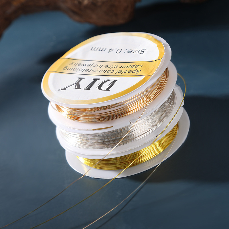 1Roll Silver Copper Wire 0.3/0 - Jewelry Making With Copper Wire recension och pris