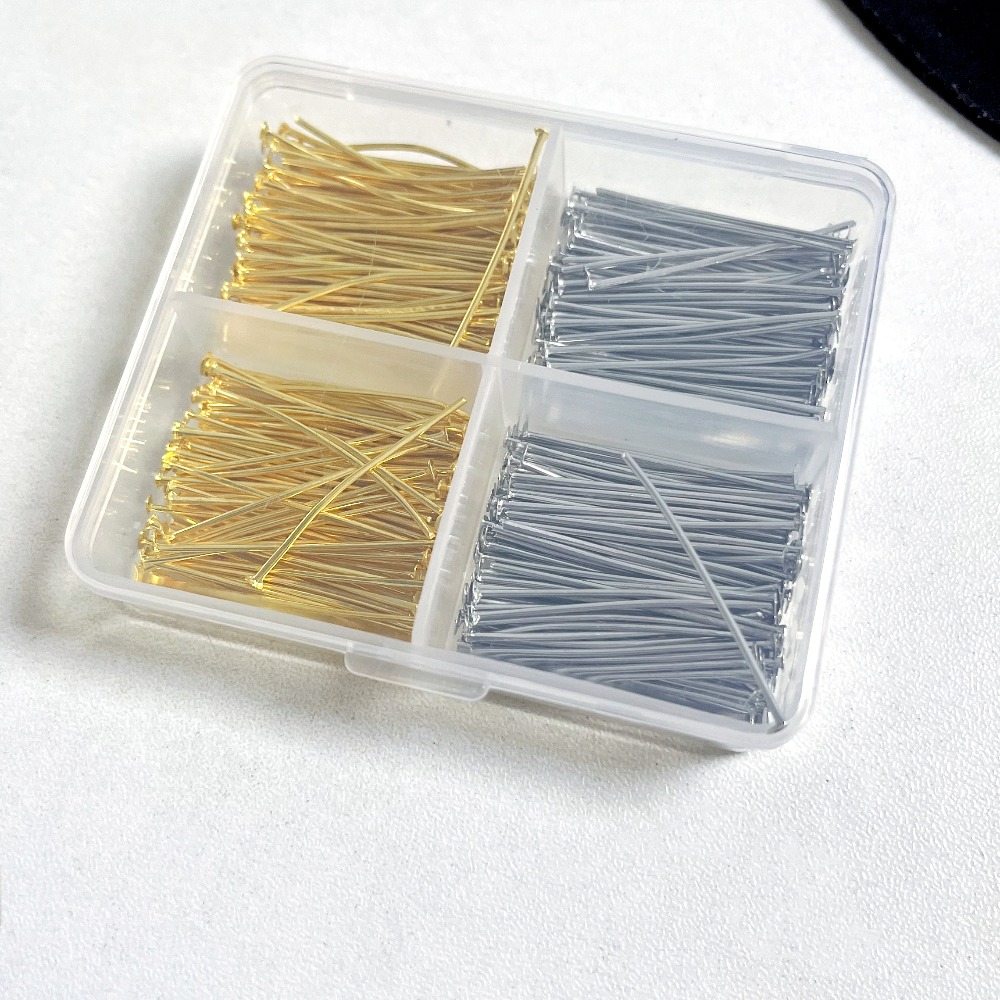 400pcs Mixed Iron Head Pins 30 - Jewelry Making Tools And Supplies recension och pris