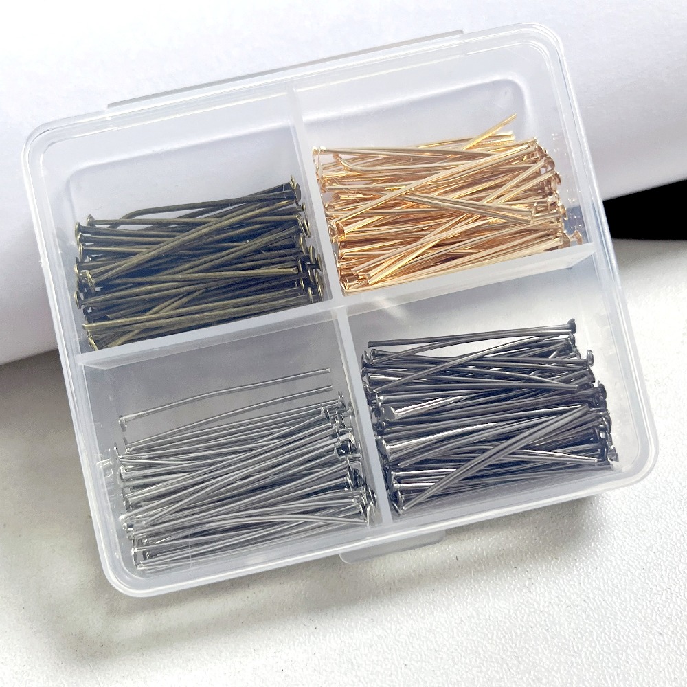 400pcs Mixed Iron Head Pins 30 - Jewelry Making Tools And Supplies recension och pris