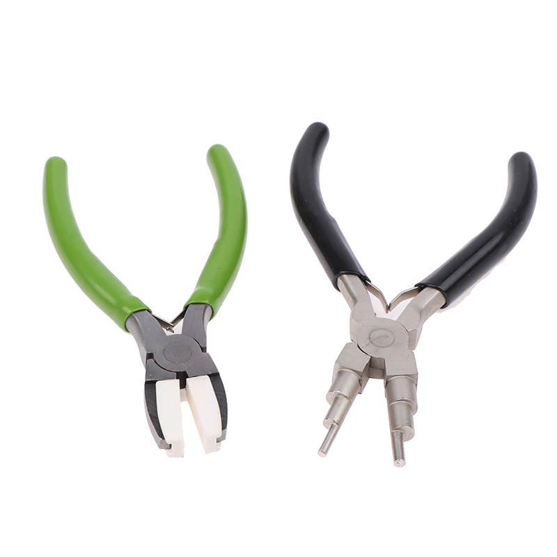❤️ Green Flat Nose Pliers Blac - Jewelry Making Loop Pliers recension och pris