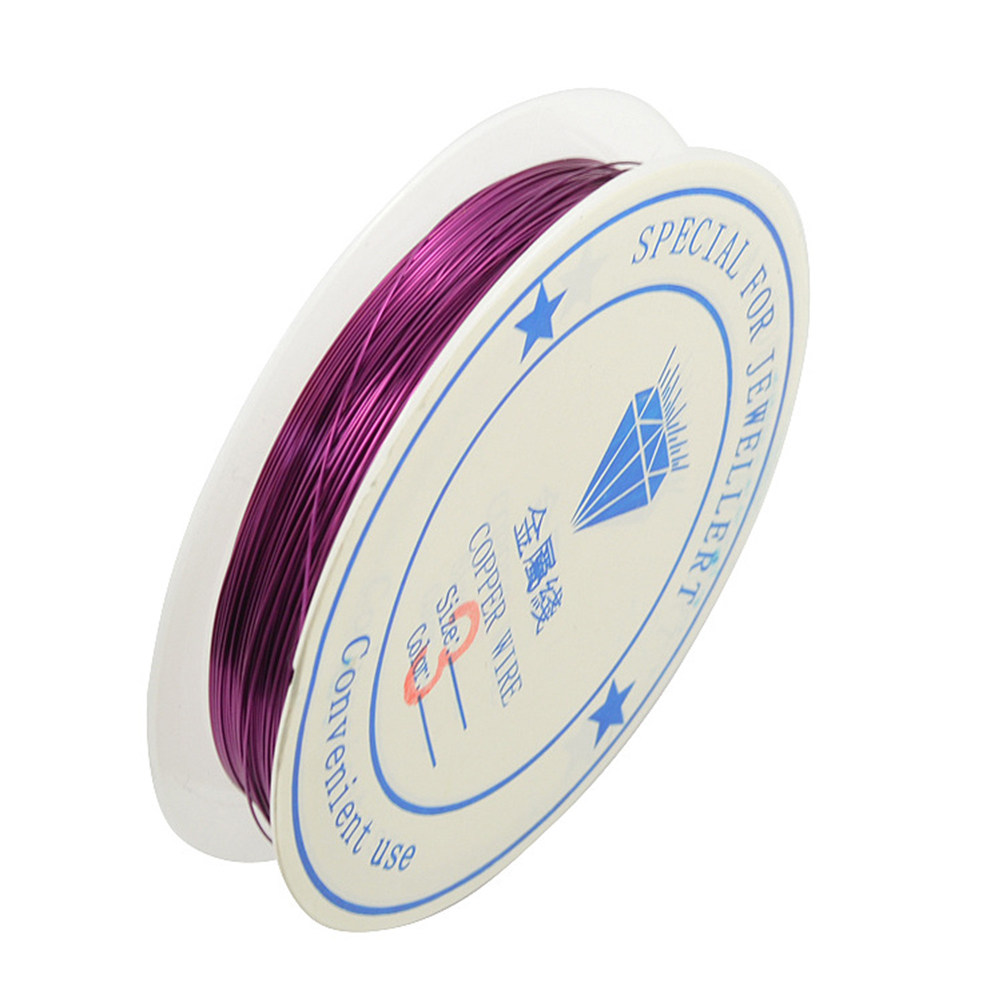 5 Rolls Colorful 0.5mm High Co - Jewelry Making With Copper Wire recension och pris