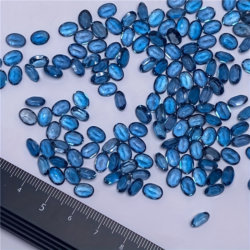 1pc natural London blue topaz- - Jewelry Making London recension och pris