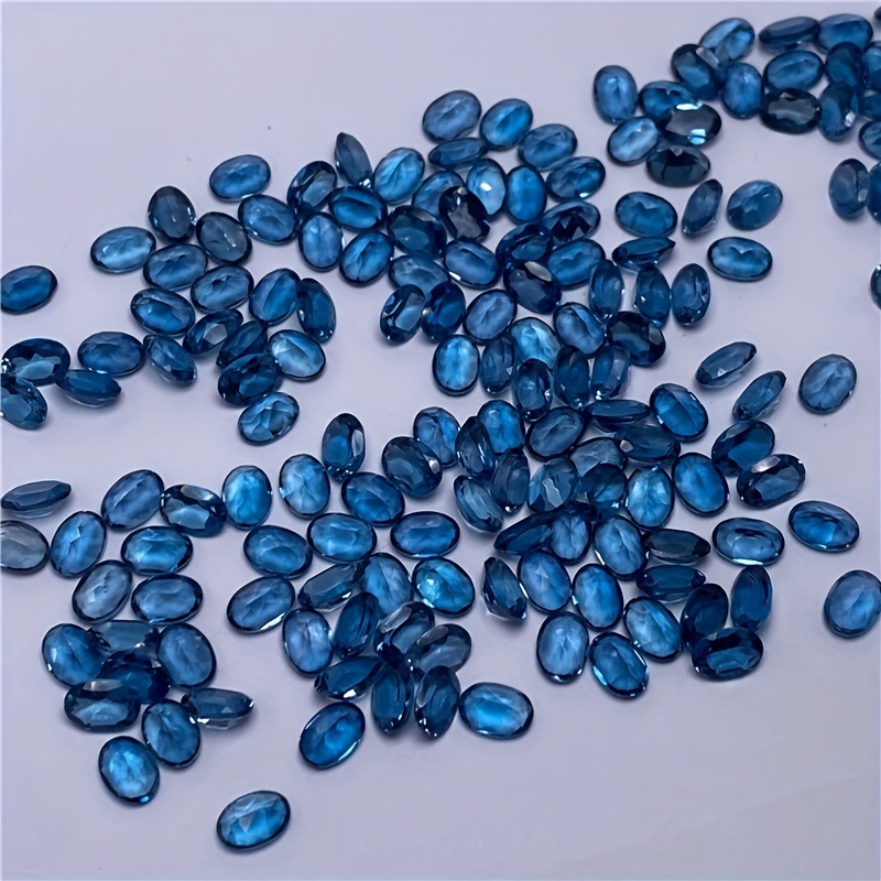 1pc natural London blue topaz- - Jewelry Making London recension och pris