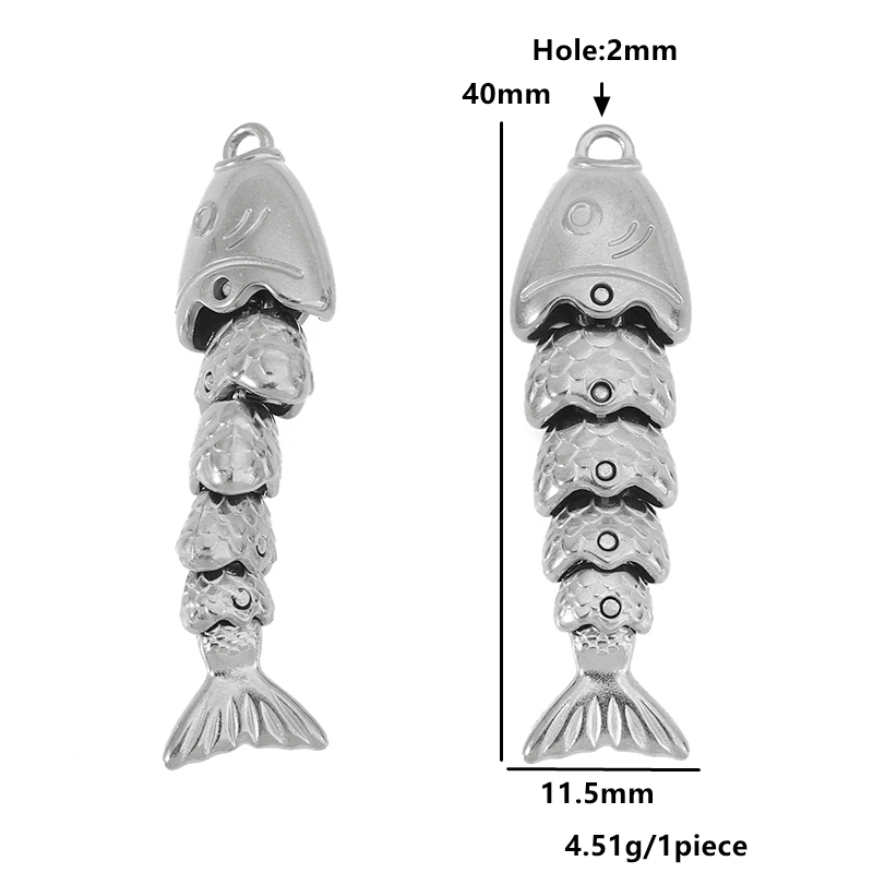 2pcs Stainless Steel Swinging  - Jewelry Making Tools And Supplies recension och pris
