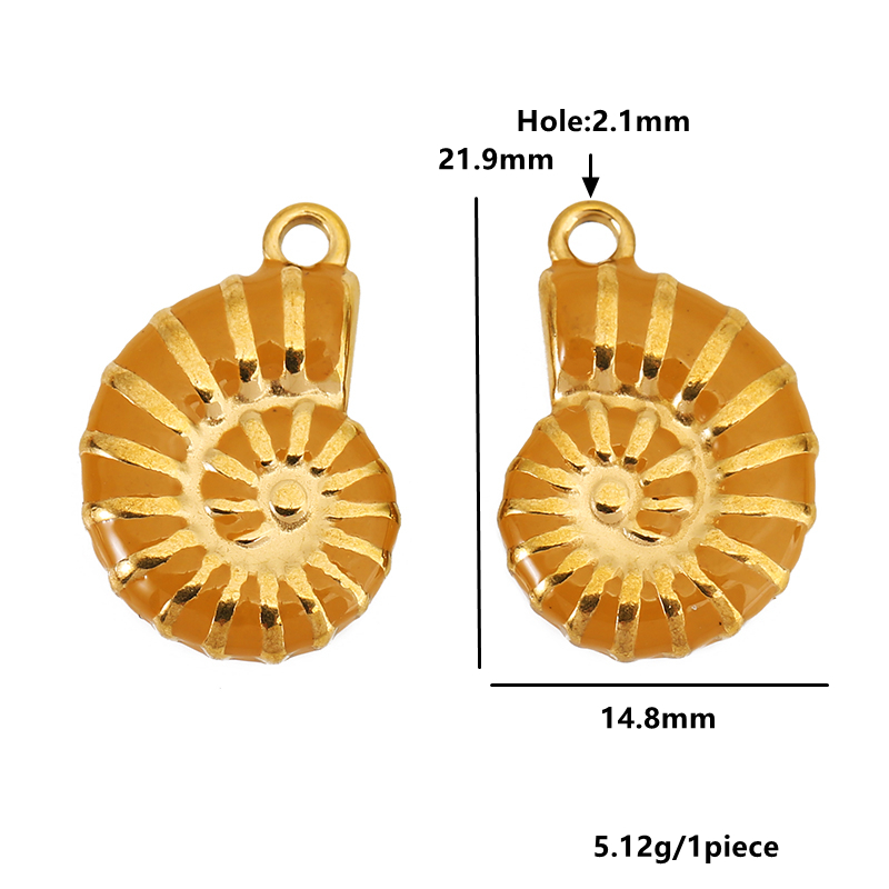 4pcs Stainless Steel Conch Gol - Jewelry Making Tools And Supplies recension och pris