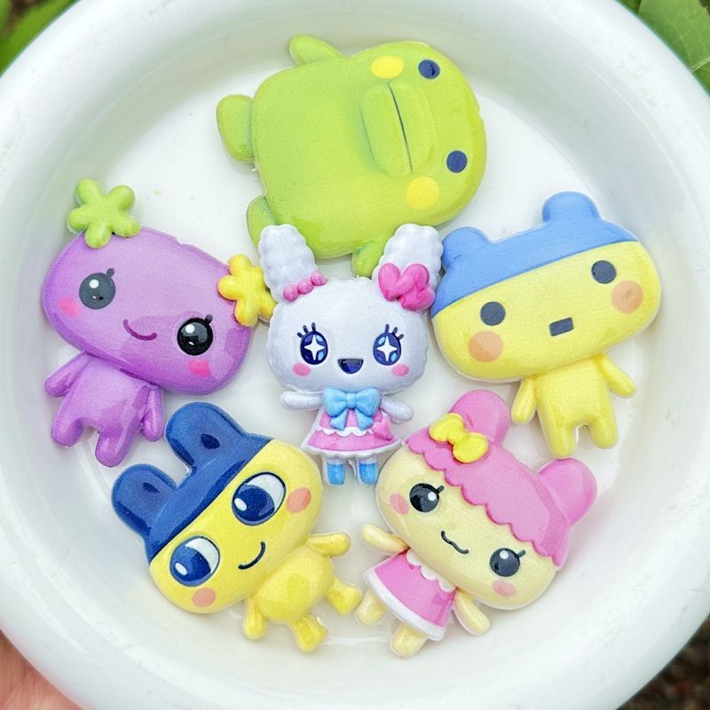 45mm Cartoon Tamagotchi double - Jewelry Making Tools And Supplies recension och pris