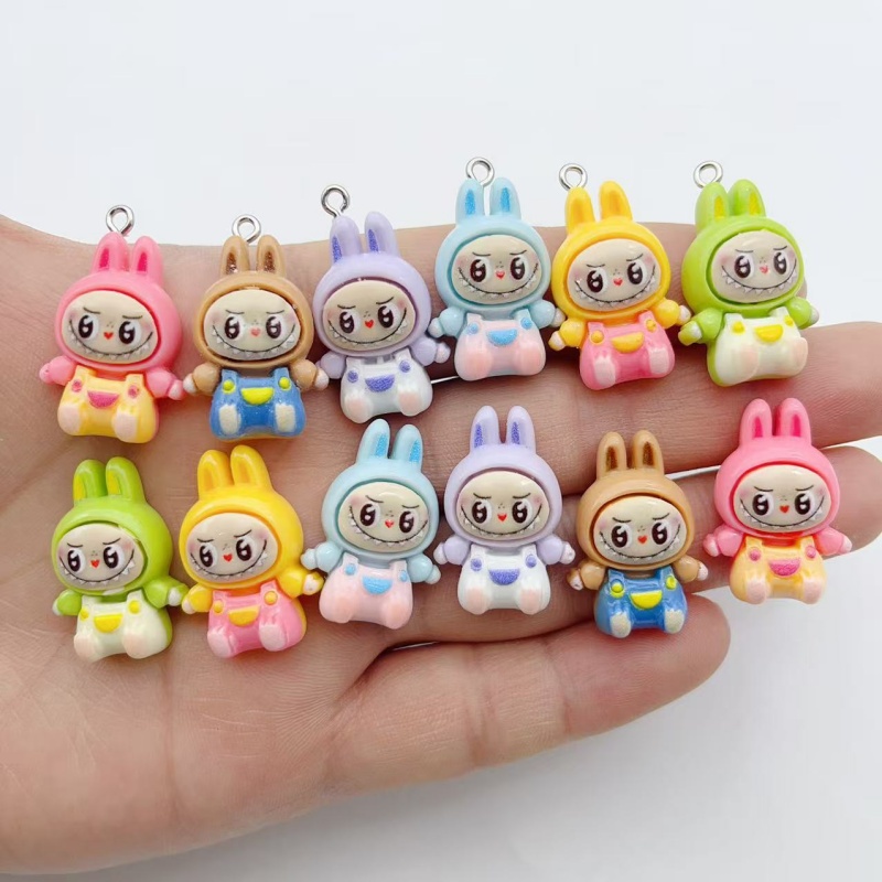 10Pcs Kawaii Rabbit Strawberry - Jewelry Making Earrings recension och pris