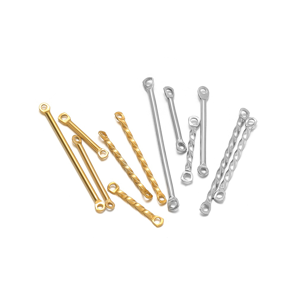20Pcs Stainless Steel Twisted  - Jewelry Making Tools And Supplies recension och pris