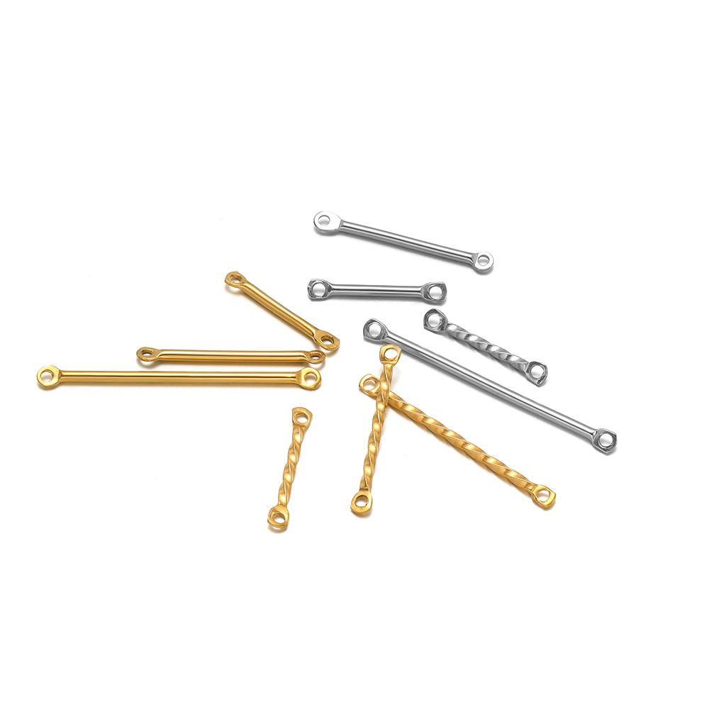 20Pcs Stainless Steel Twisted  - Jewelry Making Tools And Supplies recension och pris