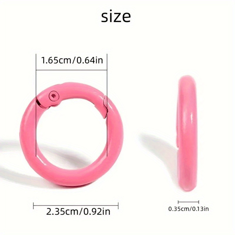 10PCS 23.5mm Metal Spring O Ri - Jewelry Making Hoops recension och pris