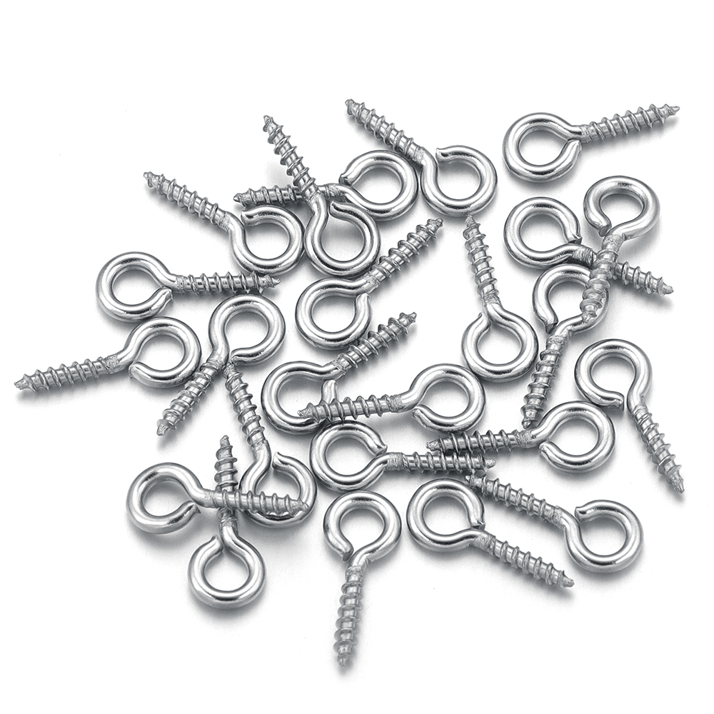 100pcs/lot Stainless Steel Min - Jewelry Making Tools And Supplies recension och pris