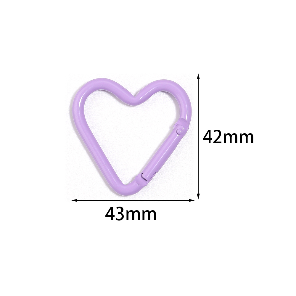 5pcs Colorful Heart-shaped Alu - Jewelry Making Hoops recension och pris