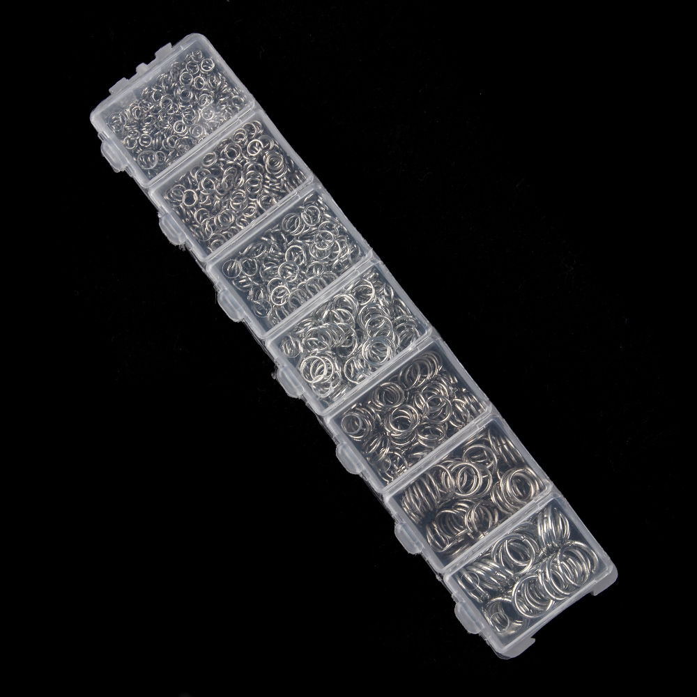 1450pcs/lot Multi Color Mix Si - Jump Ring Assorted recension och pris