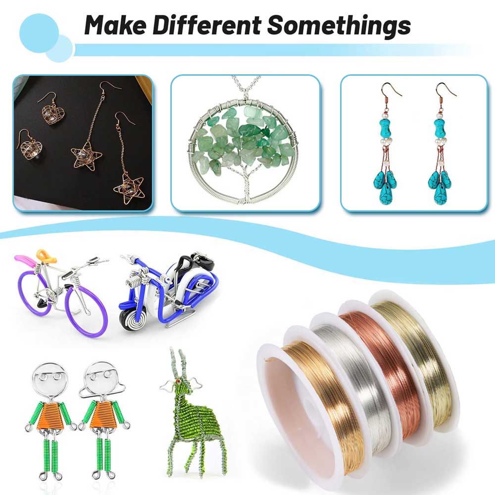 1pc 0.2-1mm Coppers Jewelry Wi - Jewelry Making With Copper Wire recension och pris