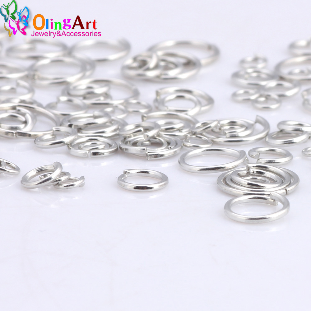OlingArt Rhodium Plating Jump  - Jump Ring Assorted recension och pris