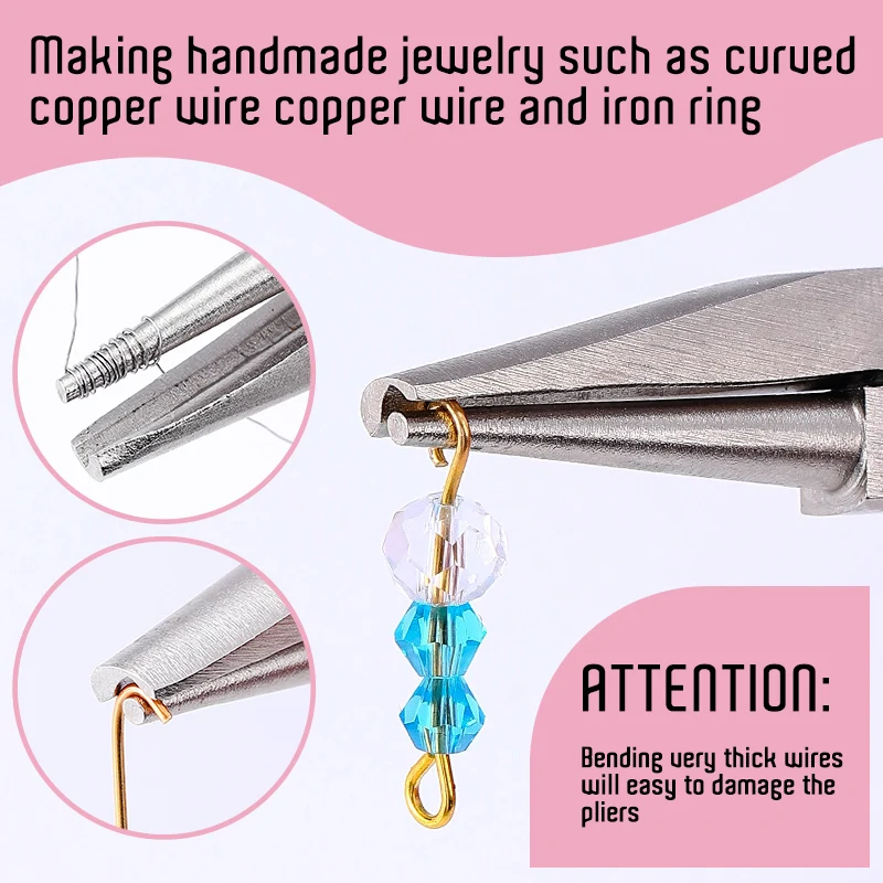 1Pcs Pink Wire Bending Tools R - Jewelry Making Loop Pliers recension och pris
