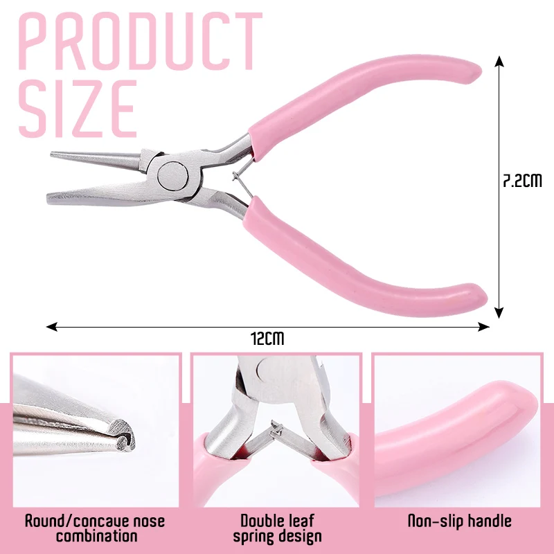 1Pcs Pink Wire Bending Tools R - Jewelry Making Loop Pliers recension och pris