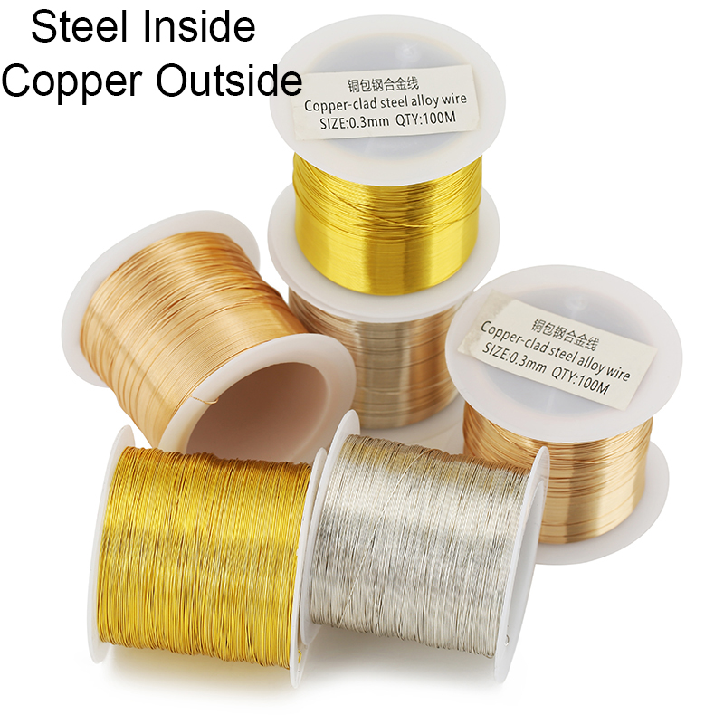 100meters Copper Stainless Ste - Jewelry Making With Copper Wire recension och pris